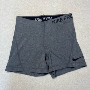 Nike Pro Women's Gray Dri-Fit Shorts - Size M